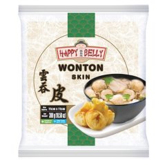 Wonton sheets 11 cm, 300 g - Happy Belly