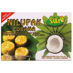 Pyré z filipínských banánů Saba s kokosem "Nilupak" 454 g - Golden Saba