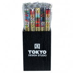 Hůlky s různými vzory, 1 pár - Tokyo Design