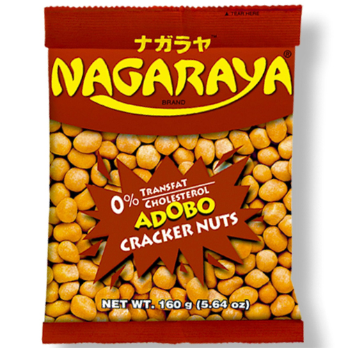 Arašídy v těstíčku s příchutí adobo 160 g - Nagaraya