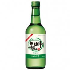 Soju Korean alcoholic drink Original flavour 360 ml - Oppa