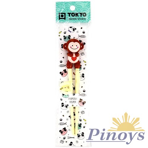 Dětské začátečnické hůlky "opička" (18 cm) - Tokyo Design