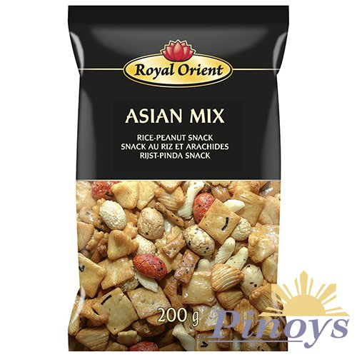 Rýžové krekry s arašídy 200 g - Royal Orient