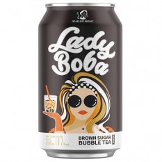 Lady Boba bubble tea s příchutí hnědého cukru 315 ml - Madam Hong