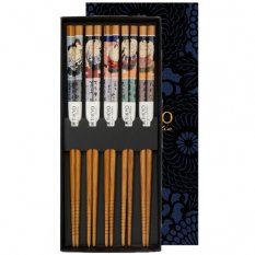 5 párů hůlek v dárkové krabičce "Sumo" - Tokyo Design