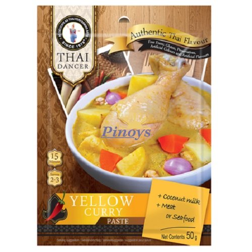 Yellow Curry Paste 50 g Thai Dancer Pinoys.eu