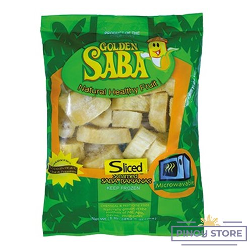Saba, banana steamed sliced 454 g - Golden Saba
