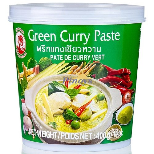 Zelená kari pasta 400 g - Cock brand