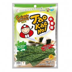 Seaweed snack crispy, 32 g - TAOKAENOI
