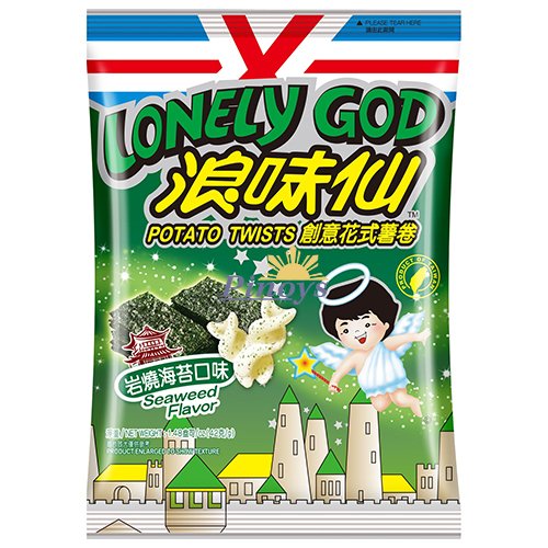 Bramborové vrtulky (chipsy) s řasou nori 42 g - Want Want