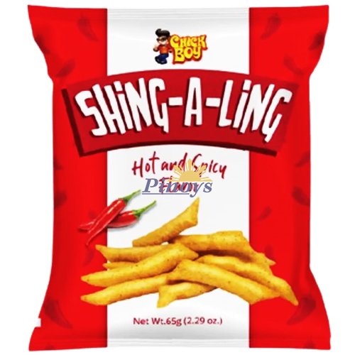 Shing-a-ling, Hot & Spicy flavoured Snack 65 g - Chickboy