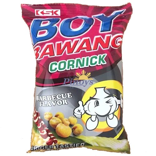 Kukuříčný snack s příchutí bbq Boy Bawang 90 g - KSK Food
