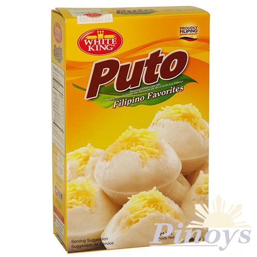 Puto, Steamed white cake mix 400 g - White king