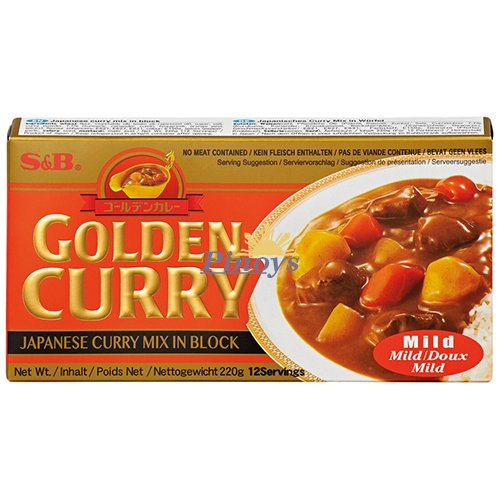 Kořenící pasta na japonské kari, lehce pikantní 220 g - S & B