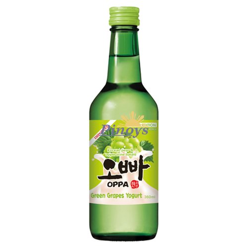 Tradiční korejský alkoholický nápoj Soju s příchutí hroznů a jogurtu 360 ml - Oppa