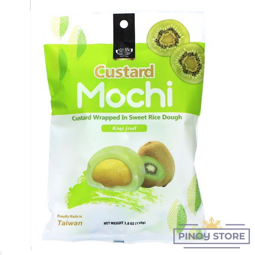 Custard Mochi Kiwi flavour 110 g - Royal Family