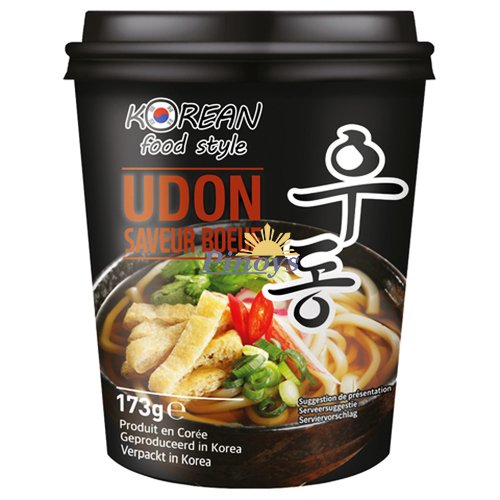 Instantní udon nudle s hovězí příchutí v kelímku 173 g - Korean Food Style