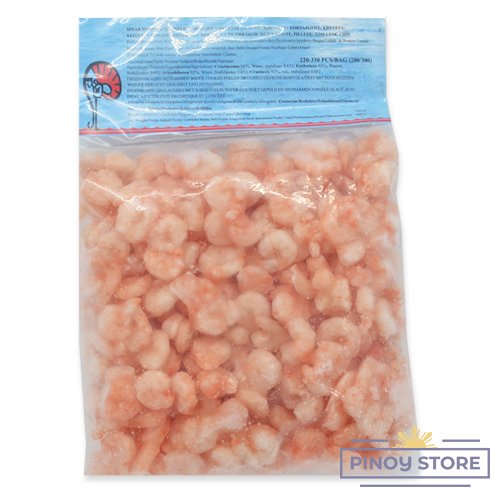 Spear Cocktail Shrimps, Cooked, Cleaned 90/120 500 g - Asian Pearl