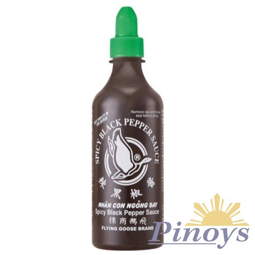 Hot Black Pepper Sauce 455 ml - Flying Goose