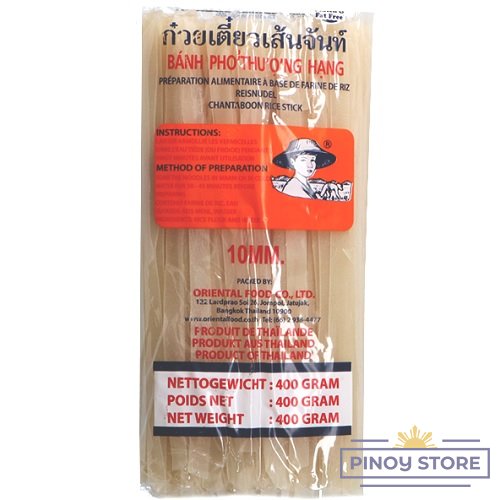 Flat Rice Noodles, Straight 10mm 400 g - Farmer