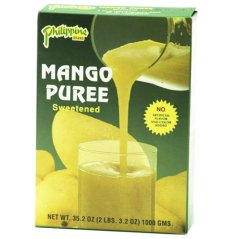 Sweet mango puree 1000 ml - Philippine brand