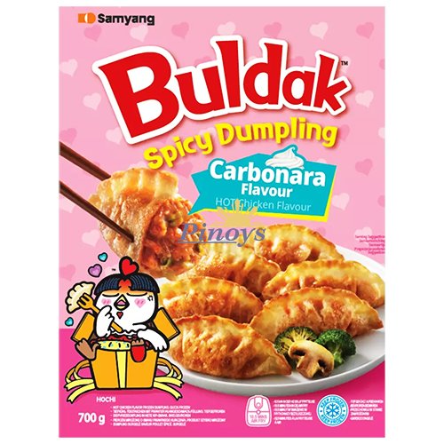 Hot Chicken Buldak Dumplings Carbonara flavour 700 g - Samyang