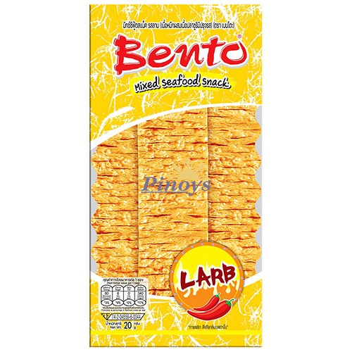 Snack z mořských plodů s příchutí pokrmu Larb 20 g - Bento