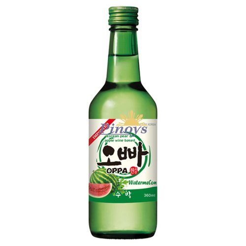 Tradiční korejský alkoholický nápoj Soju s příchutí melounu 360 ml - Oppa