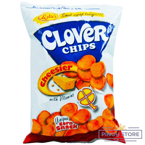 Chipsy se sýrovou příchutí Clover 145 g - Leslie