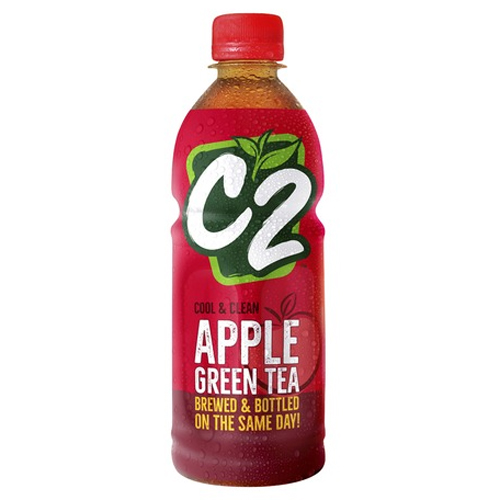 Zelený čaj s jablečnou příchutí C2 455 ml - Universal Robina