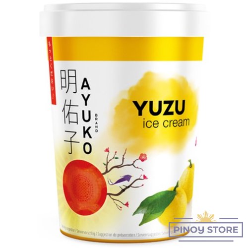 Japonská zmrzlina s příchutí Yuzu citrusů 500 ml - Ayuko