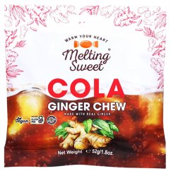 Zázvorové žvýkací bonbóny Cola 52 g - Melting Sweet