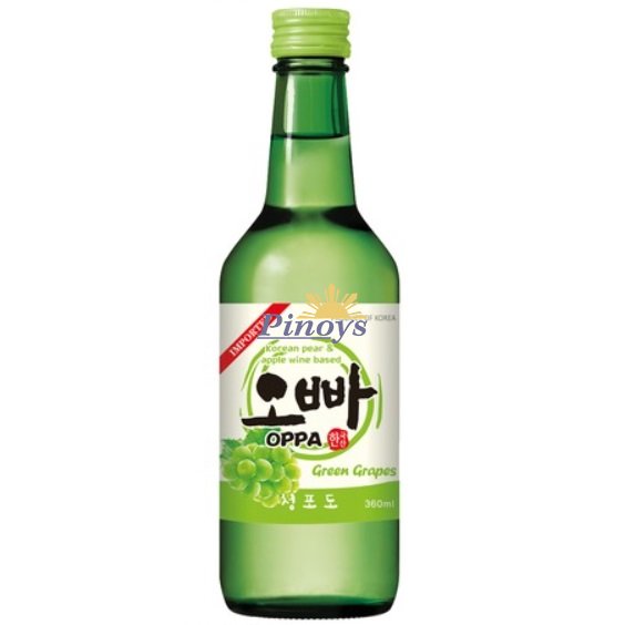 Tradiční korejský alkoholický nápoj Soju s příchutí hroznů 360 ml - Oppa