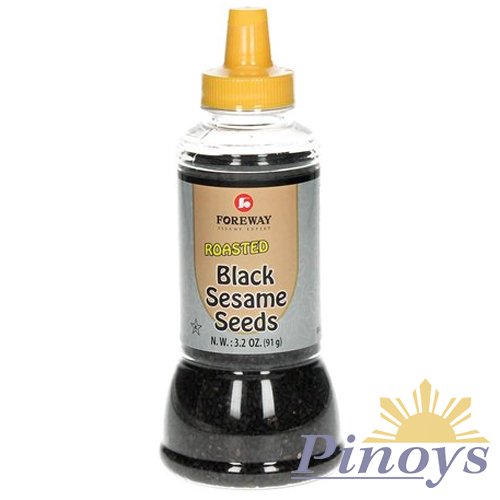 Pražená černá sezamová semínka 91 g - Foreway