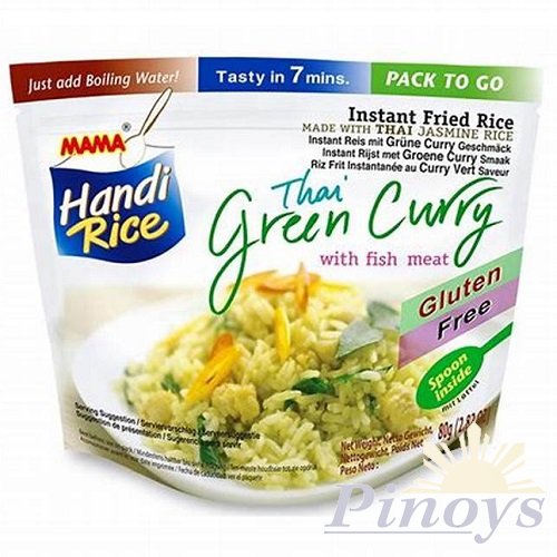 Instant Rice with Green Curry Fish 80 g - MAMA