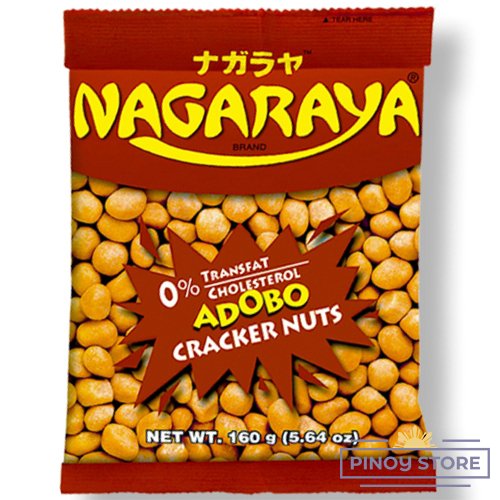Arašídy v těstíčku s příchutí adobo  160 g - Nagaraya