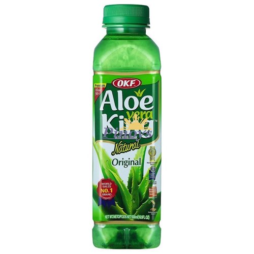 Aloe Vera nápoj s kousky aloe 500 ml - OKF