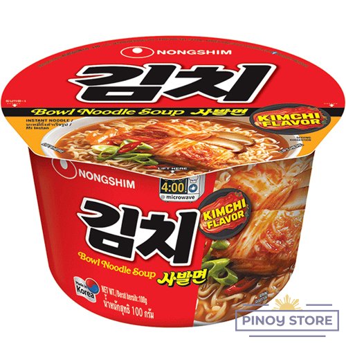 Nudlová polévka s příchutí kimchi 100 g - Nongshim
