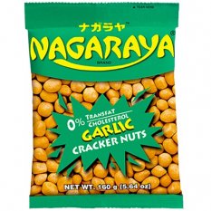 Cracker nuts Garlic 160 g - Nagaraya