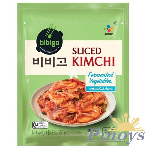 Fresh Vegan Korean Kimchi Vegetable, sliced 150 g - Bibigo