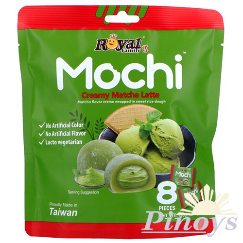 Krémové mochi s matcha latte příchutí 120 g - Royal Family