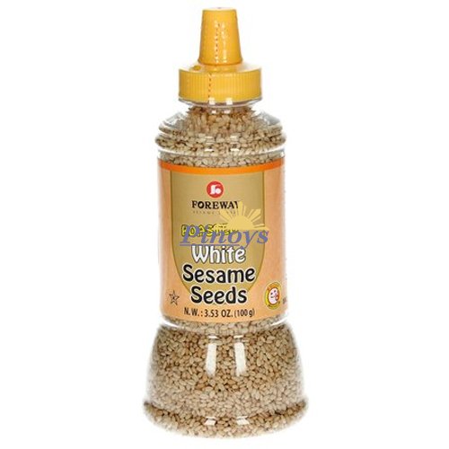 Roasted White Sesame Seeds 100 g - Foreway