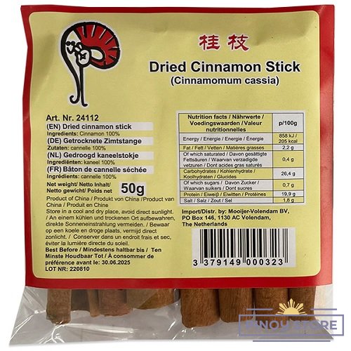 Dried Cinnamon Sticks 50 g - Mooijer