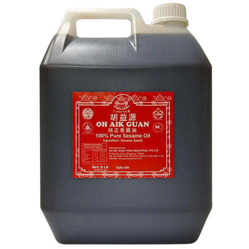 Sezamový olej 100% 5 l - Oh Aik Guan