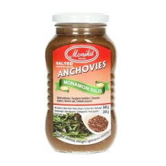 Salted anchovy sauce, monamon dilis 340 g - Monika