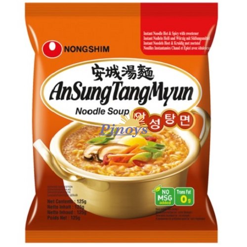Instantní nudlová polévka Ansungtangmyun 125 g - Nongshim