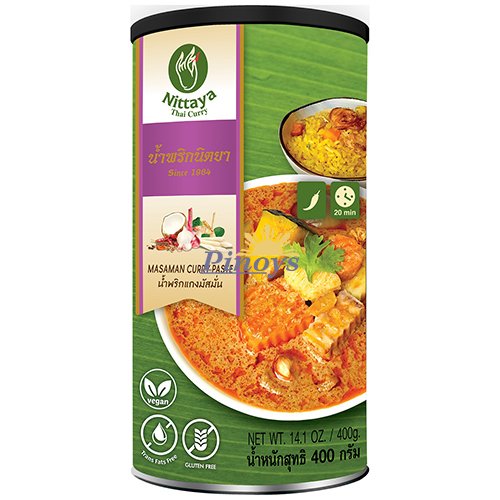 Kari pasta Massaman Curry, vegan 400 g - Nittaya