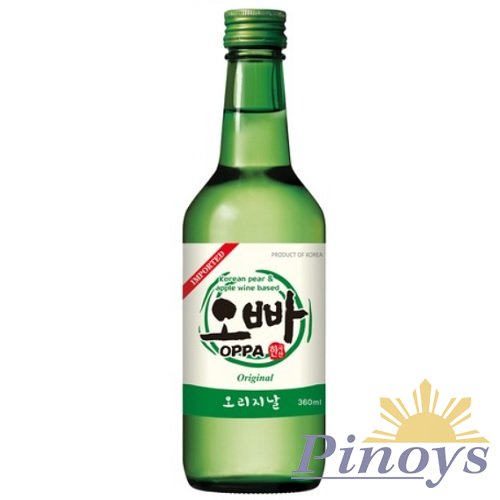 Soju Korean alcoholic drink Original flavour 360 ml - Oppa