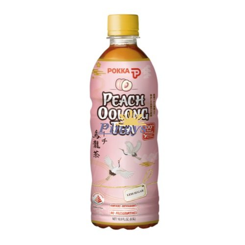 Oolong Tea Peach flavour 500 ml - Pokka