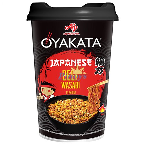 Instantní ramen v kelímku s hovězí příchutí a wasabi 93 g - Oyakata